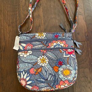 Vera Bradley Trio Zip Hipster and RFID Turnlock Wallet in Tropical Evening